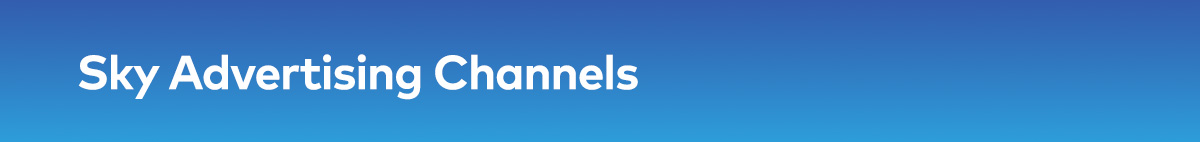 Sky Advertising Channels