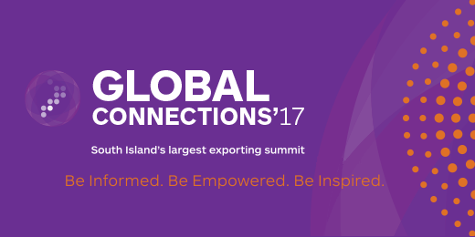 Global Connections, the South Island’s largest export summit, is back with its best programme yet. Discover how to thrive in a changing global environment, take part in practical in-depth exporting masterclasses, and be inspired by the best.