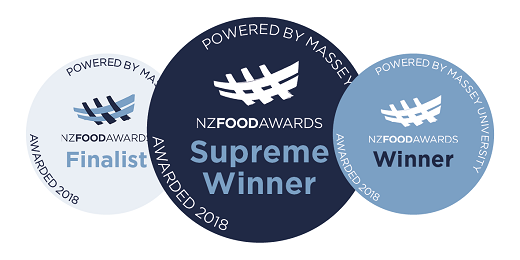 The 2018 NZ Food Awards, powered by Massey University, showcase the best of the best amongst New Zealand's food industry. There's a wide range of award categories recognising FMCG product excellence, business innovation, novel food and beverages, health and wellbeing, and more. Entries close 30 June.