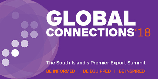 From the minds of NZ's biggest and brightest business leaders comes the premier half-day event for the South Island's vibrant export community.  Gain invaluable insights, practical advice and the contacts needed to grow your export business.