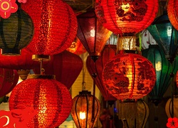 A photo of red lanterns