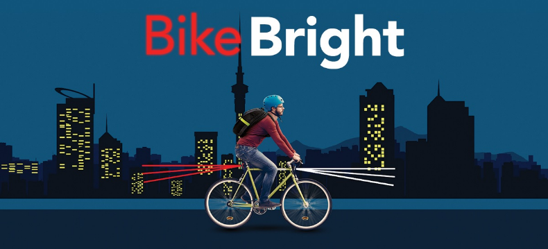 Bike bright safety campaign