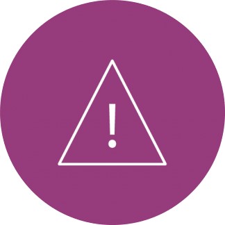 icon of an alert sign