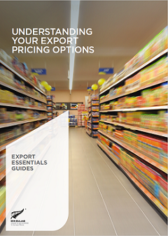 NZTE's Export Essentials guide to Understanding your export pricing options sets out the main issues to consider for export pricing, two key pricing methods and how to use them, and how to make sense of exchange rates, quoting and forward exchange contracts.