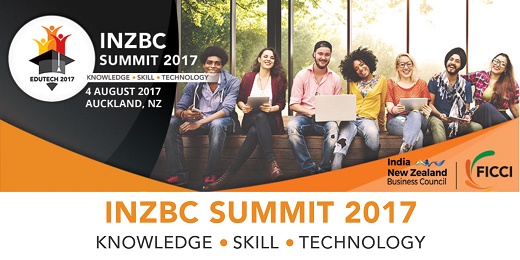 Join delegates from across the Indian and New Zealand edu-tech industry at this year's INZBC Summit, focused on Education, Skill and Technology. This high-intensity event will feature a range of senior speakers from across New Zealand and India, as well as a visiting group of university and college representatives led by the Federation of Indian Chambers of Commerce and Industry (FICCI).