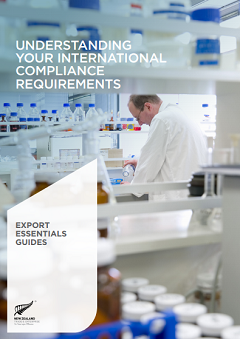 If you're not compliant with the regulations of the country you are entering, your venture may fail. It's that fundamental. NZTE's Export Essentials guide to in-market compliance takes you through the key areas of compliance that you will need to meet to trade successfully in markets offshore. 